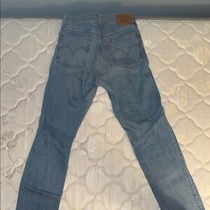 Levi's Light Blue Wedgie Straight Jeans